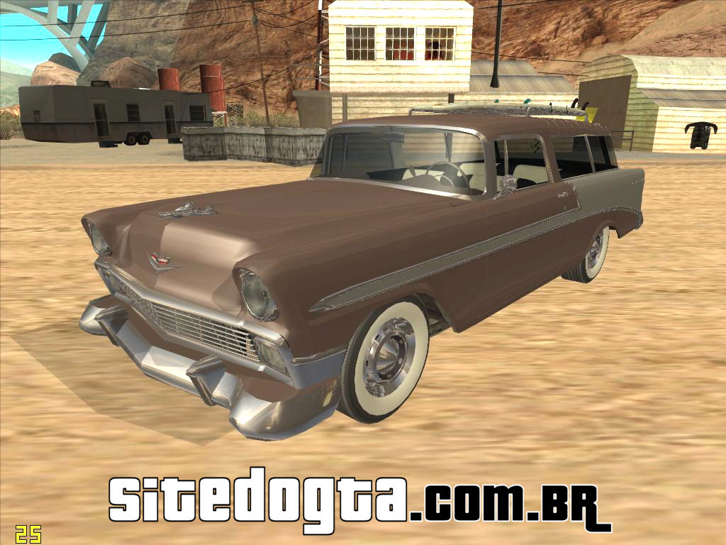 Modèle Réduit Chevrolet Bel Air Nomad 1956 - 1:18 - Bleu Et Blanc - Die-cast Métal - Neuf Avec Emballage - KK Scale